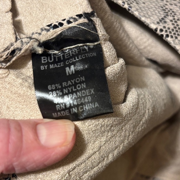 Snake Print Pants from Butterfly by Maze Collection - Picture 9 of 9